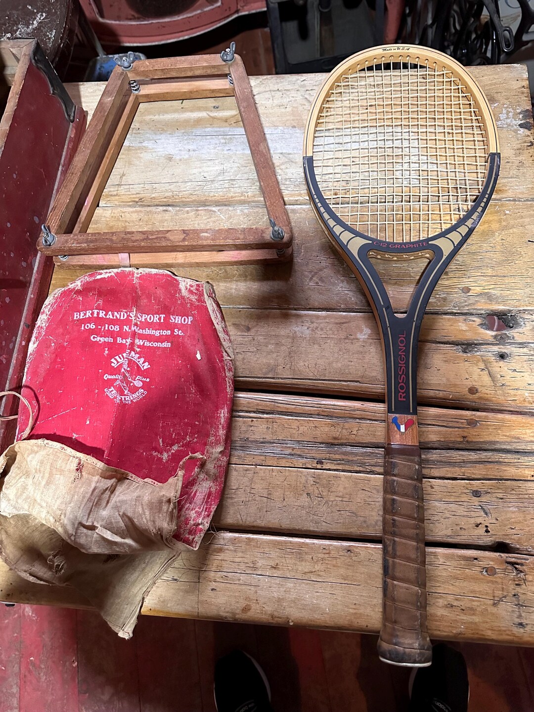 Rossignol C-12 Graphite Tennis Racket with Cover