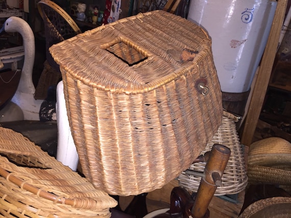 Kreel Fishing Basket, Great for Decoration or Actual Use, Measures Approx  14 Wide, 8 Deep, 9 High, Kreel Basket Only 