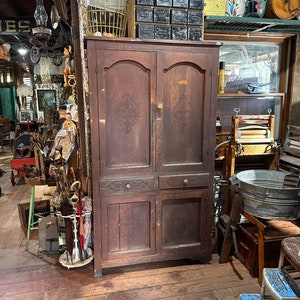 Primitive Farm House Pie Cabinet, Extremely Old, Numerous Shelves, 2 Drawers, Very Cool, shipping needs to be quoted