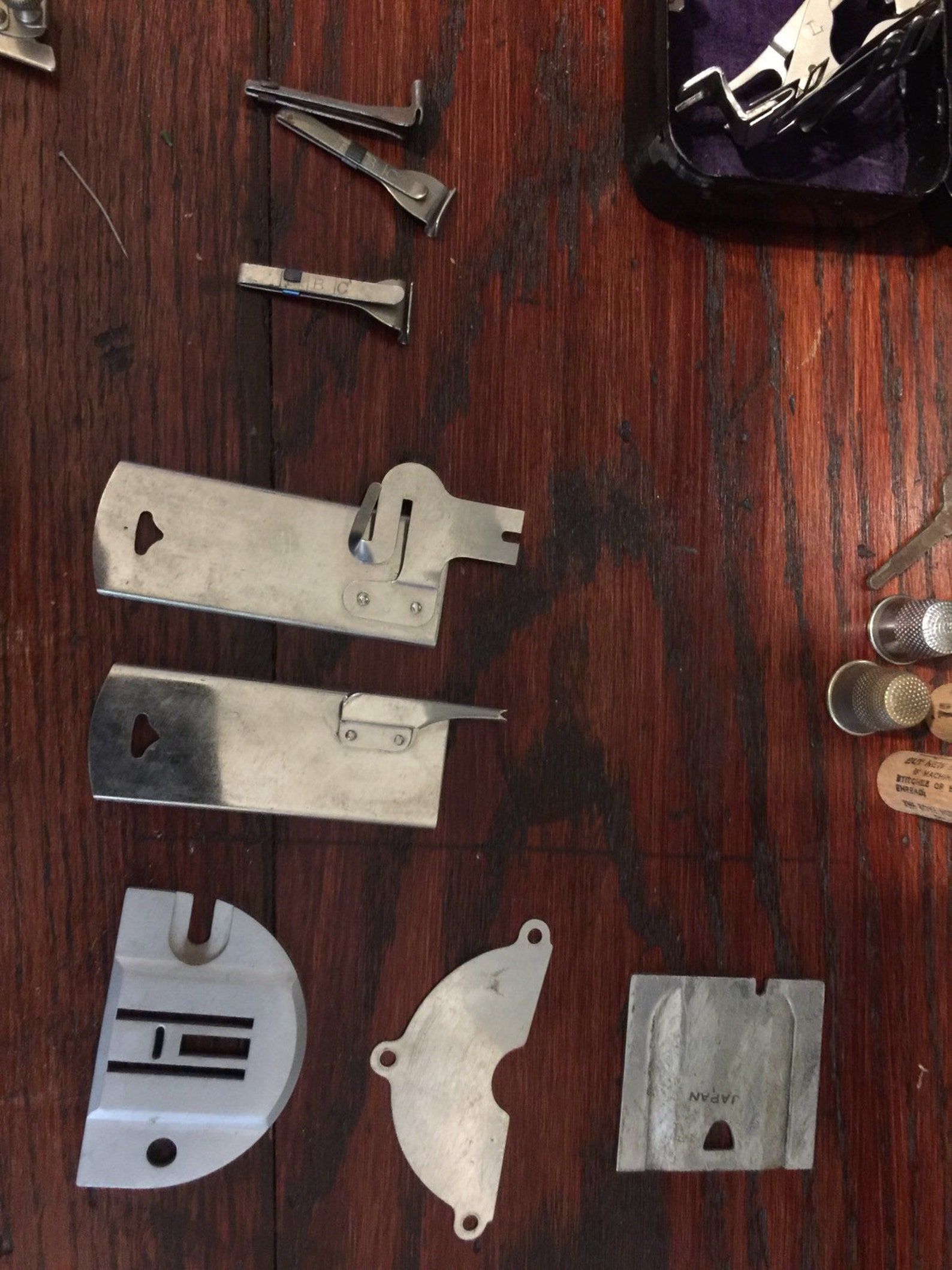 Vintage Treadle Sewing Machine Accessory Kit Parts sold | Etsy