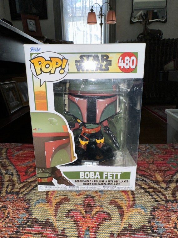 Funko Pop Star Wars Mandalorian Boba Fett Vinyl Figure 480 - Etsy