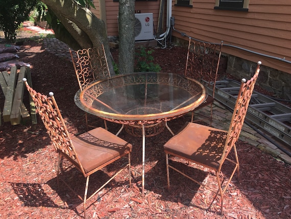 heavy metal patio chairs
