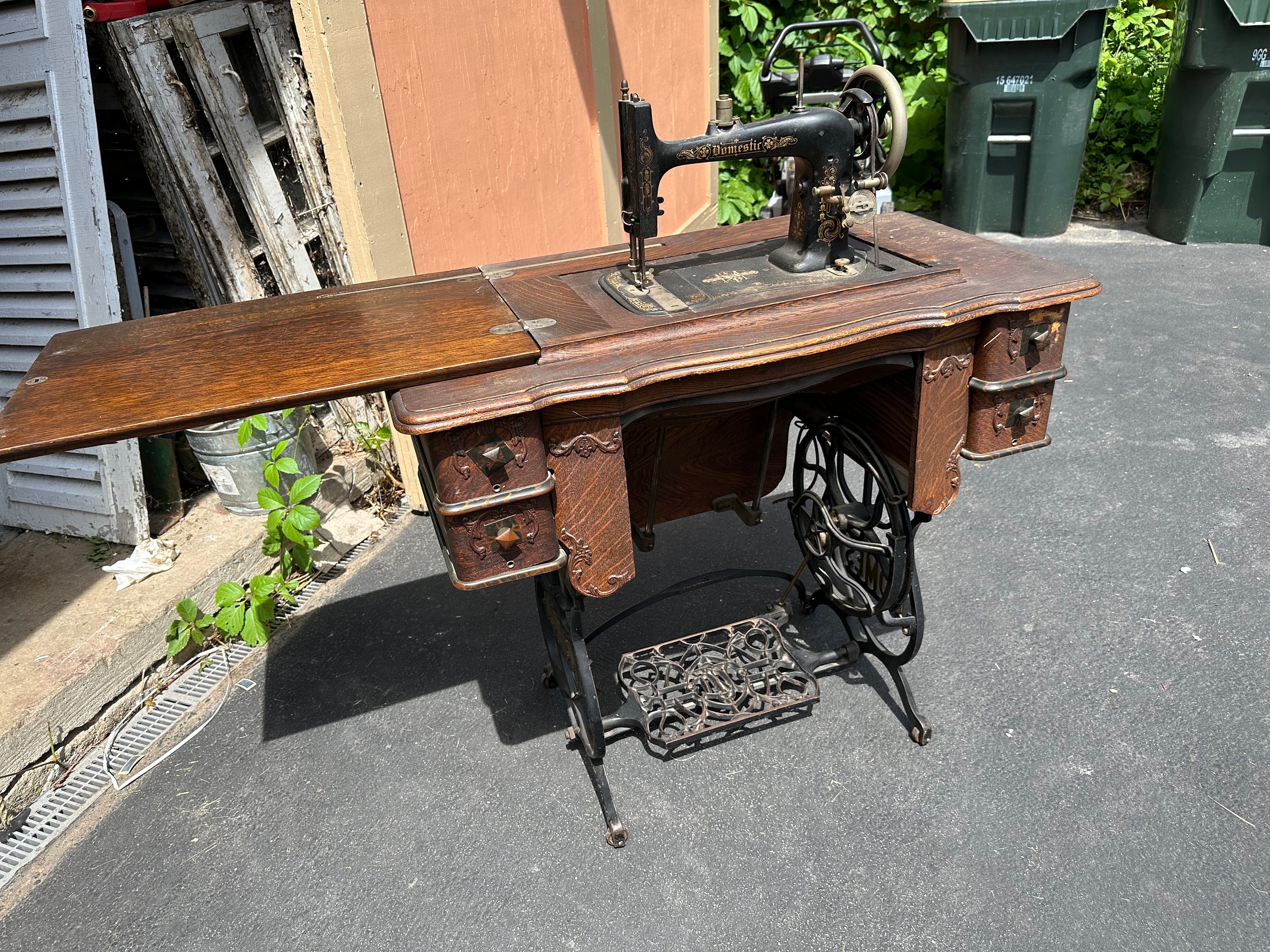 vintage an・an no.22 Antique Domestic Sewing Machine, Complete , See Shipping