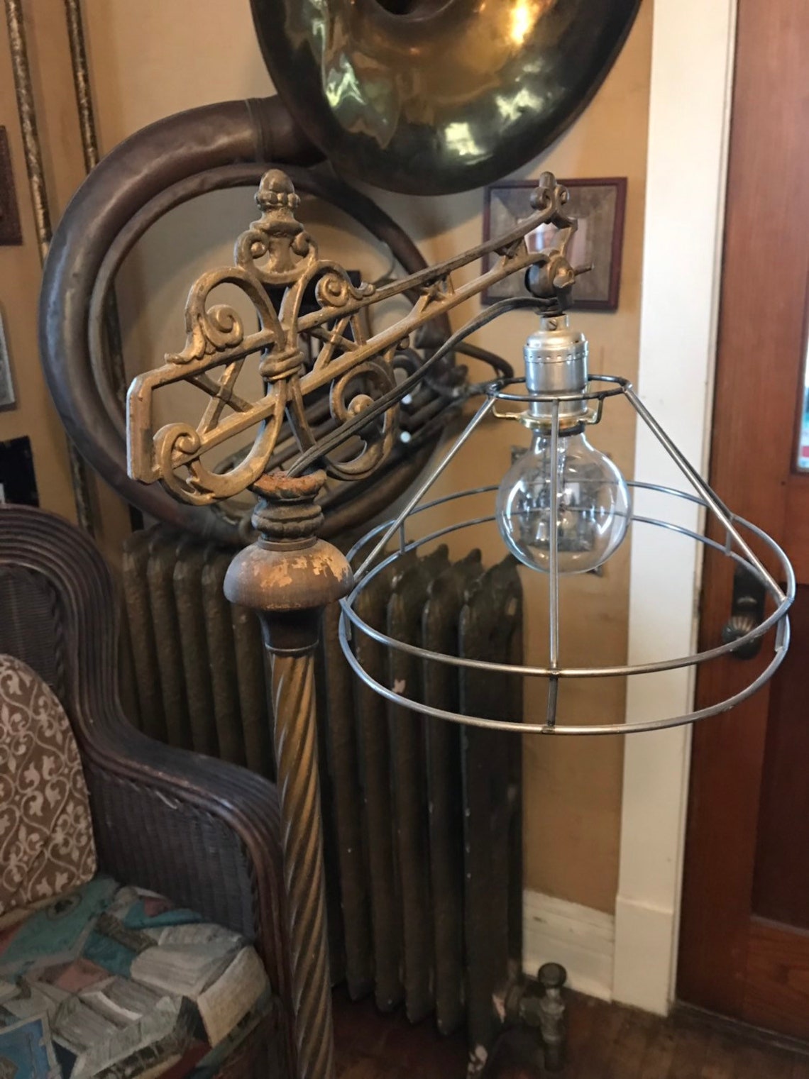 Art Deco/Art Nuevo Figurine Floor Lamp 19151925 Approx Etsy