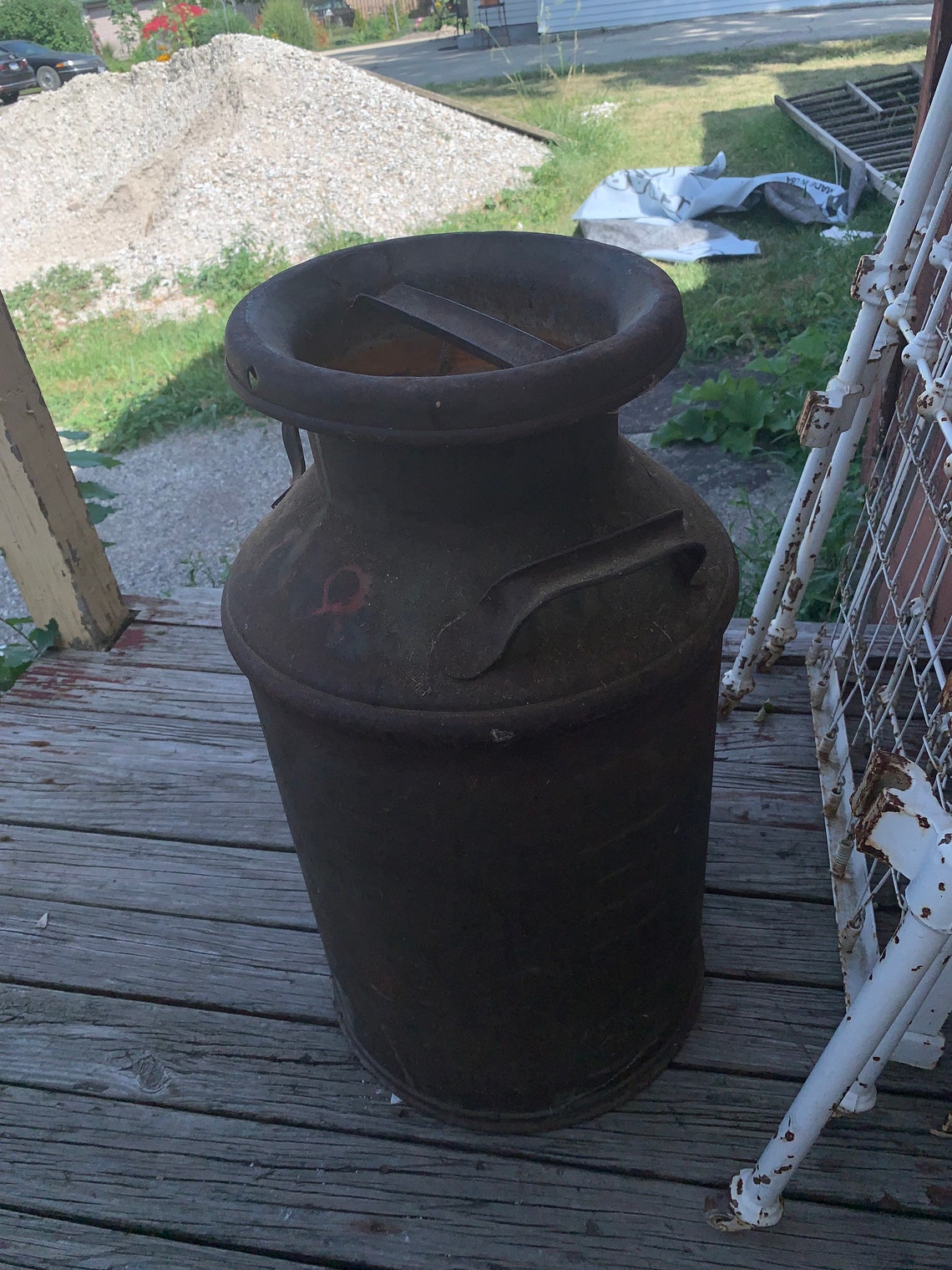 Vintage Dairy Farm Milk Can Cream Can With Handle and Lid - Etsy