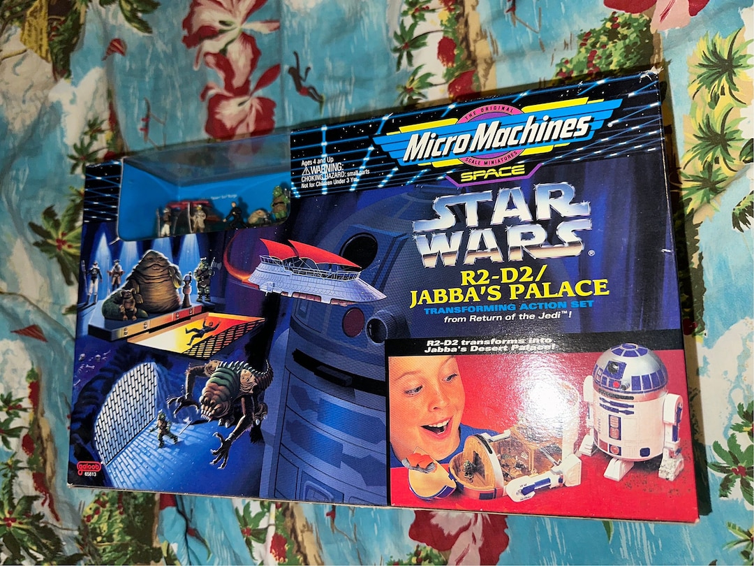 1994 Galoob Star Wars Micro Machines R2-D2 Jabba's Palace NIB - Etsy