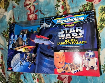 1994 Galoob Star Wars Micro Machines R2-D2 Jabba's Palace NIB - Etsy