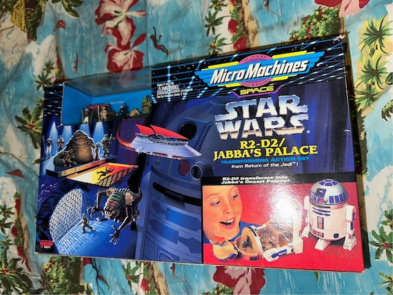 1994 Galoob Star Wars Micro Machines R2-D2 Jabba's Palace NIB - Etsy