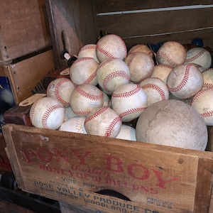 Vintage Leather Hardball/Baseball, listing is for one only