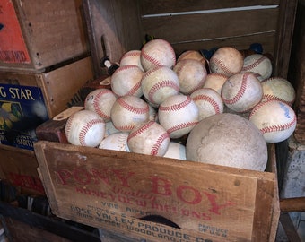 Vintage Leather Hardball/Baseball, listing is for one only