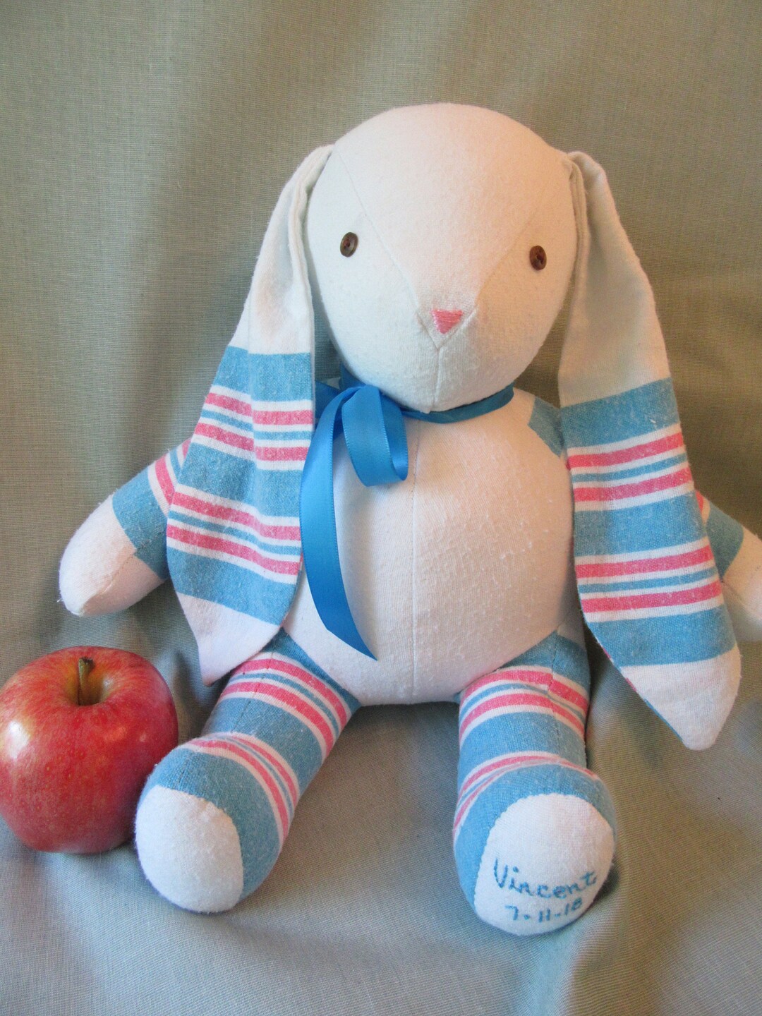 Sold Out Until Sept., Receiving Blanket Rabbit, Custom Remembrance ...