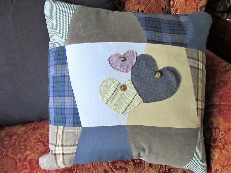 Memory Pillows made from your loved ones' clothing Etsy