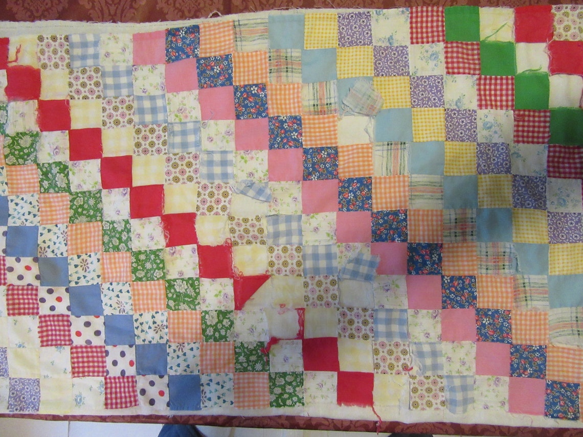 Repurpose Your Tattered Quilts Upcycle Old Quilts Etsy