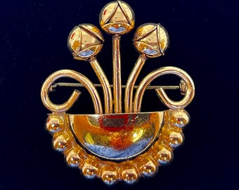 Vintage Wire Brooch