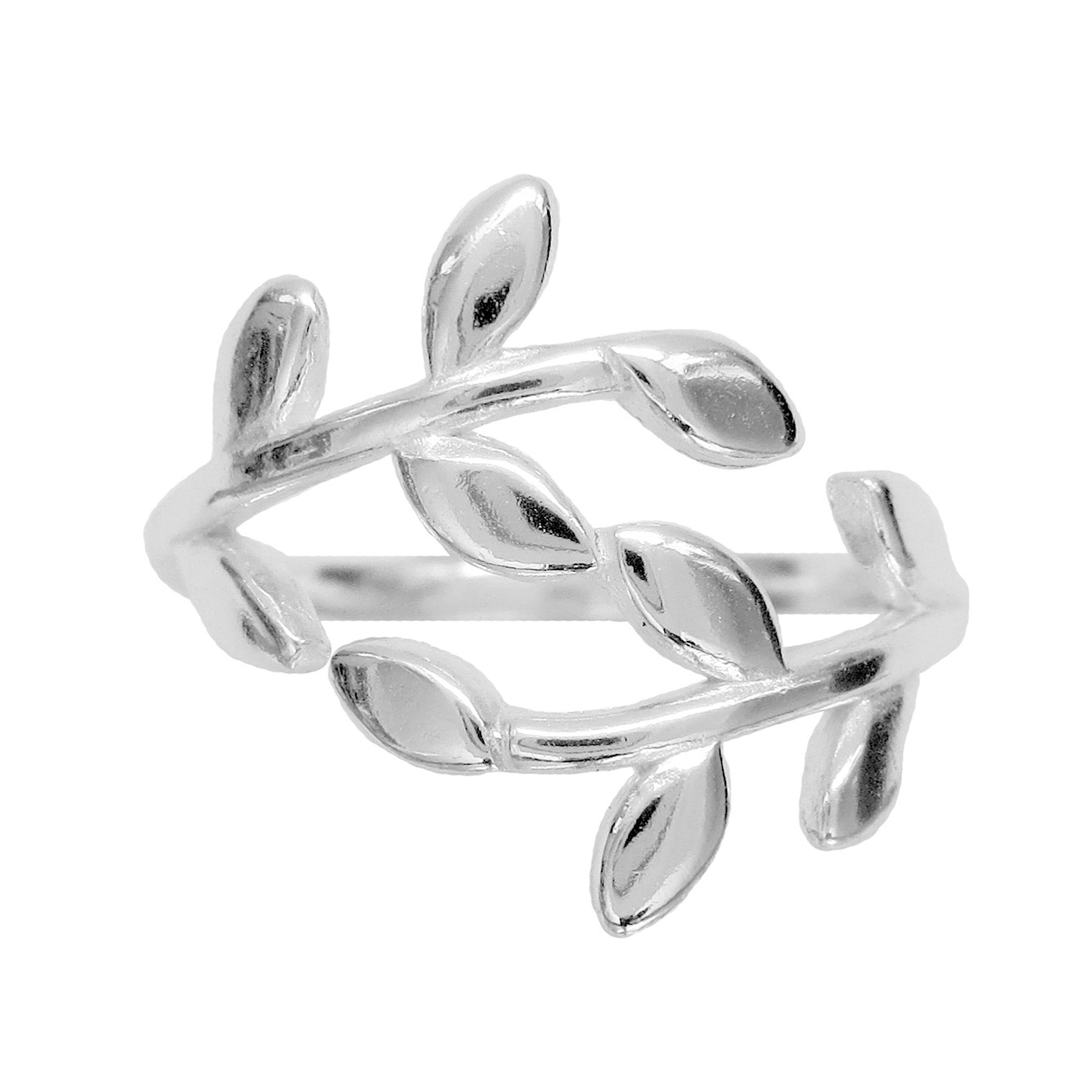 Anillo de rama de olivo anillo de hoja de olivo anillo de Etsy