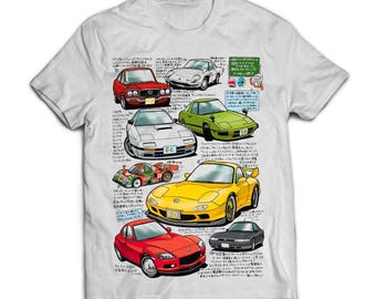 Mazda Rotary Collection 100% Cotton T-Shirt Printed in FULL COLOR