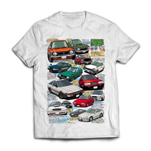 Toyota Corolla Legacy 100% Cotton T-Shirt Printed in FULL COLOR