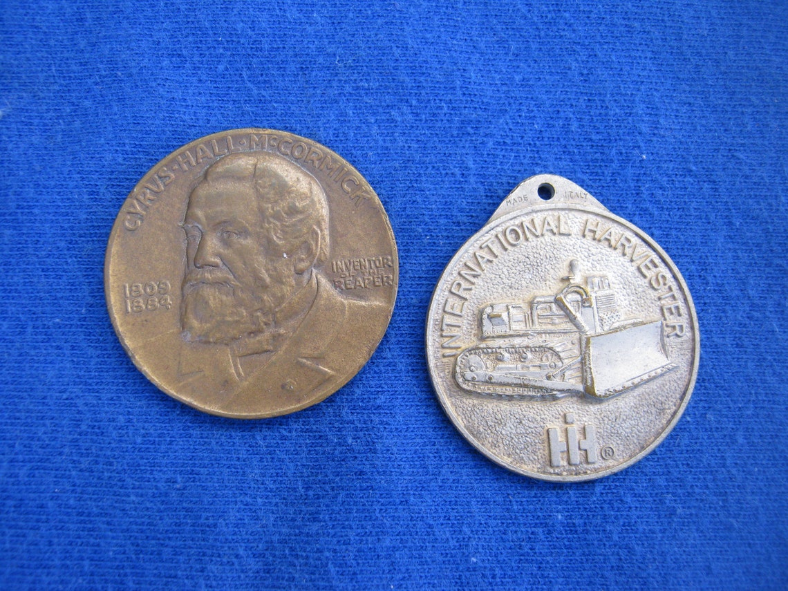 1931 Cyrus McCormick Reaper Medallion & Vintage International | Etsy