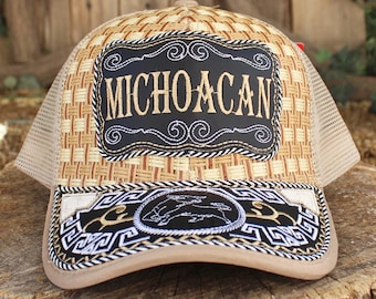 ZACATECAS MEXICO Horse Embroidered Western Rodeo HAT Adjustable