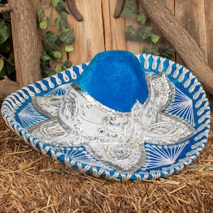 KIDS MARIACHI baby boys girls toddler Childrens Western Baby Blue SOMBRERO