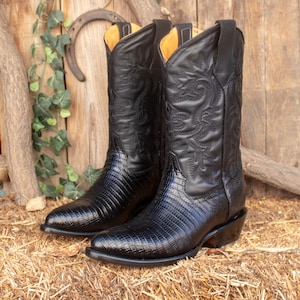 Lizard Boots Etsy