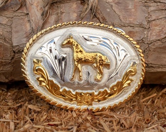 CHILDRENS TODDLER YOUTH western cowboy Horse mini belt buckle evilla nino caballo