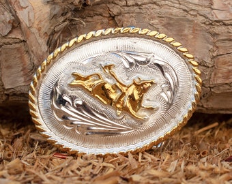 CHILDRENS TODDLER YOUTH western cowboy bullrider mini belt buckle evilla nino jinete