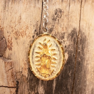 JUNGFRAU MARY Virgen Maria llavero handgemachte SCHLÜSSELANHÄNGER