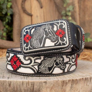 3 cinturones de cuero para mujer, estilo vintage, cinturón de piel con  flores, cinturón de vaquera