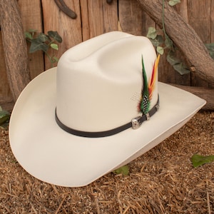 Sombrero vaquero occidental para niños, bebés, niños y niñas, con plumas, para rodeo