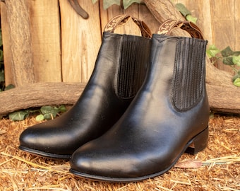 Botines Macias black pull on leather ankle boot Botines Macias black pull on leather ankle boot | eBay main image 4