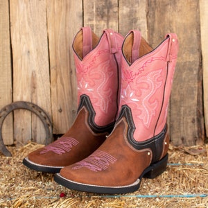 Pink cowgirl boots women top