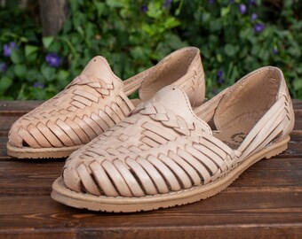 tan huarache sandals