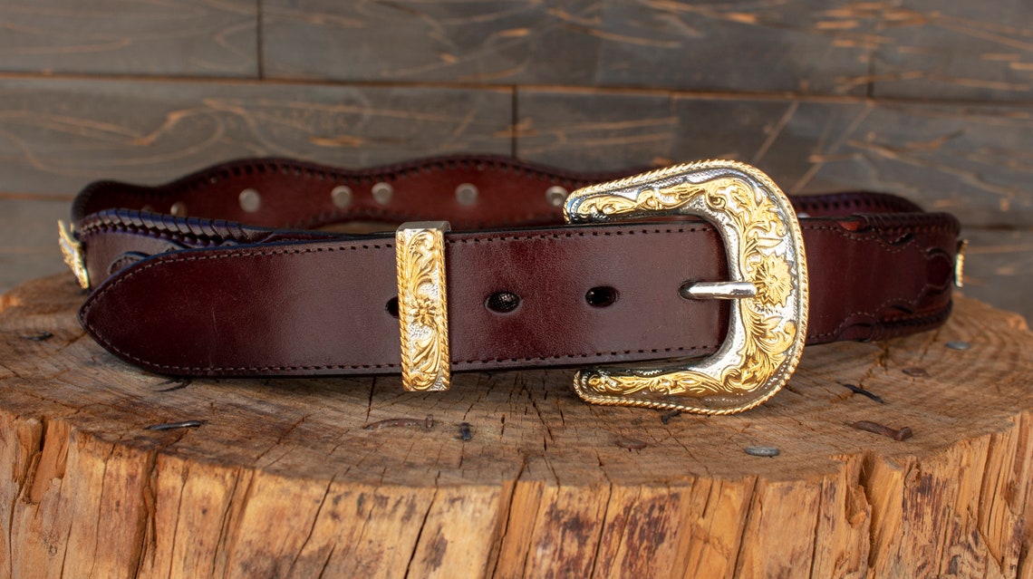 Cintura Western Con Conchos Stars & Stripes | Cinture Western - Foto 7