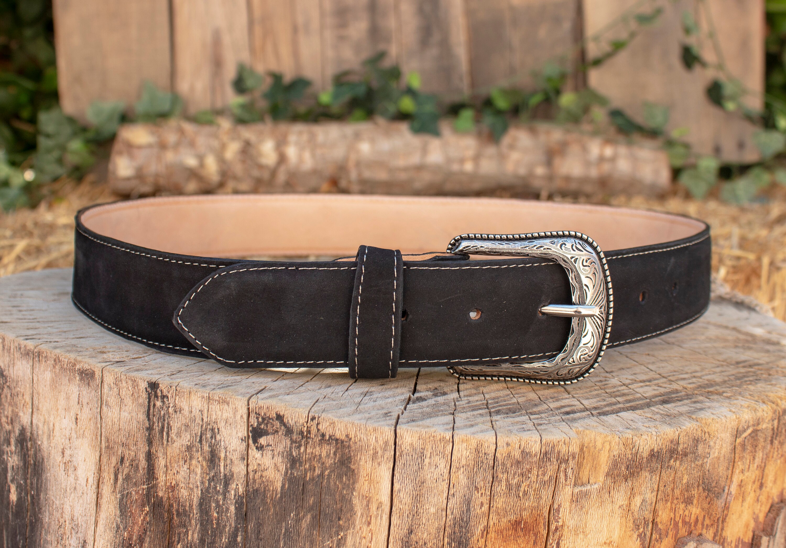 🧑 Ceinture En Cuir Tressé GAP - Marron Et Noir - Taille 20 Enfant/jeunesse - Occasion