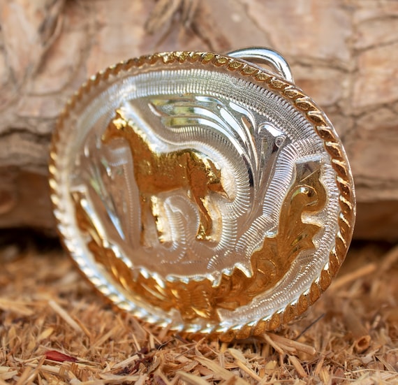 CHILDRENS TODDLER YOUTH Western Cowboy Horse Mini Belt Buckle