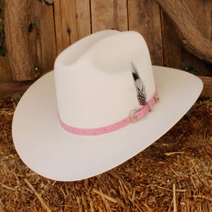 Cowboy Hat Feather Pink - Etsy display picture 1