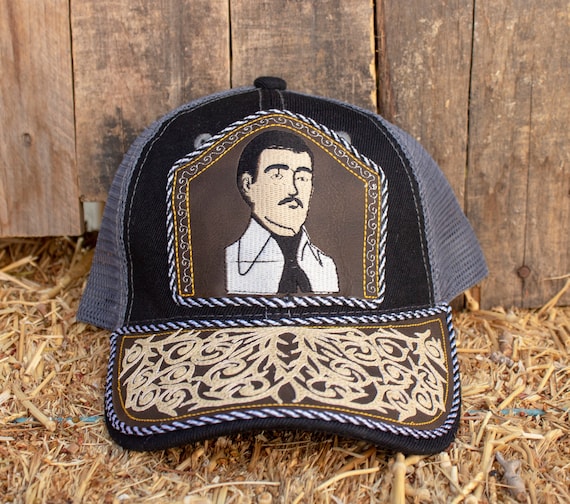 Jesus Malverde Embroidered Snapback Adjustable Hat Trucker Cap Sinaloa