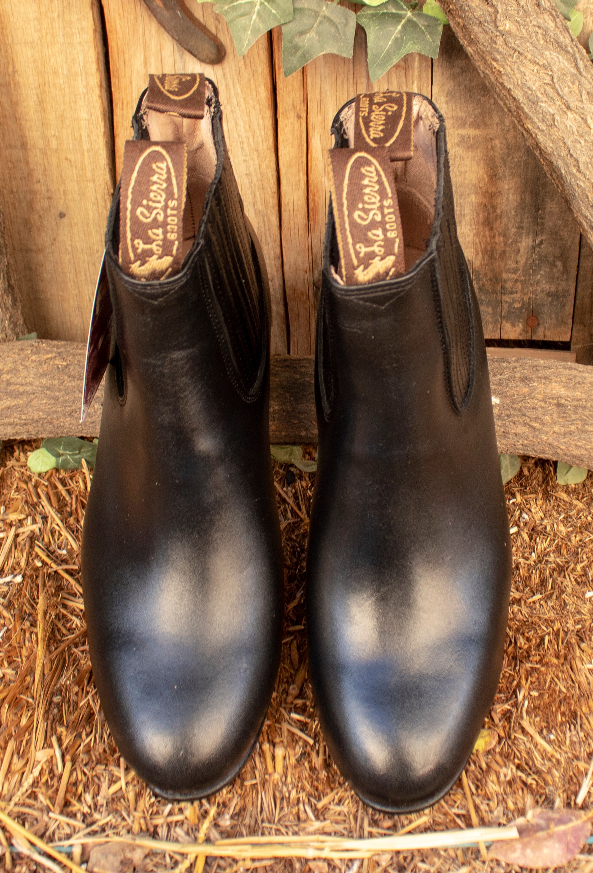 Botines Estribo Black Leather Chelsea Boots Handmade in Mexico Men’s Size 8 EUC Men main image 2