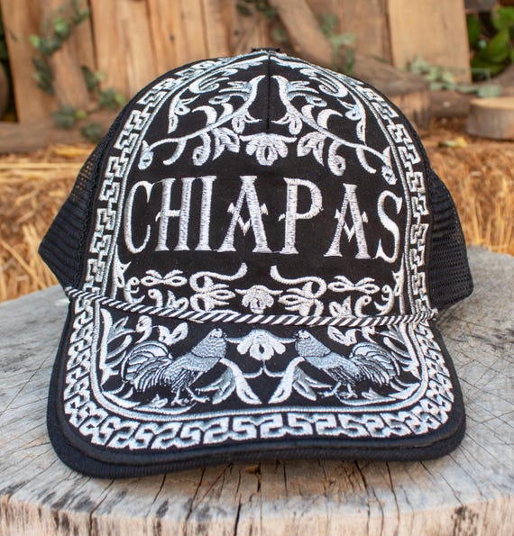 CHIAPAS Mexico ROOSTER Embroidered Gallo Western Rodeo HAT
