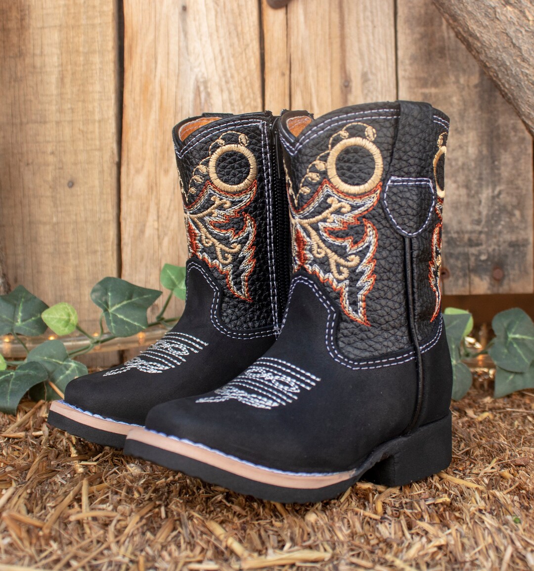 BABY TODDLER KIDS Youth Unisex Square Toe Leather Cowboy Boots Etsy Canada