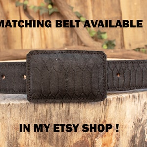 MENS LEATHER COWBOY Nubuck Suede Snake Skin Faux Square Toe Half Boots ...