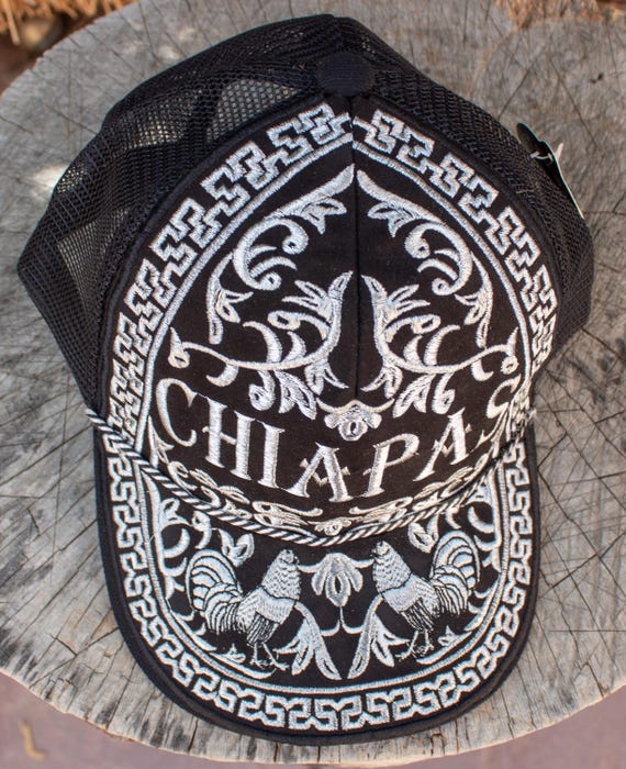 CHIAPAS Mexico ROOSTER Embroidered Gallo Western Rodeo HAT
