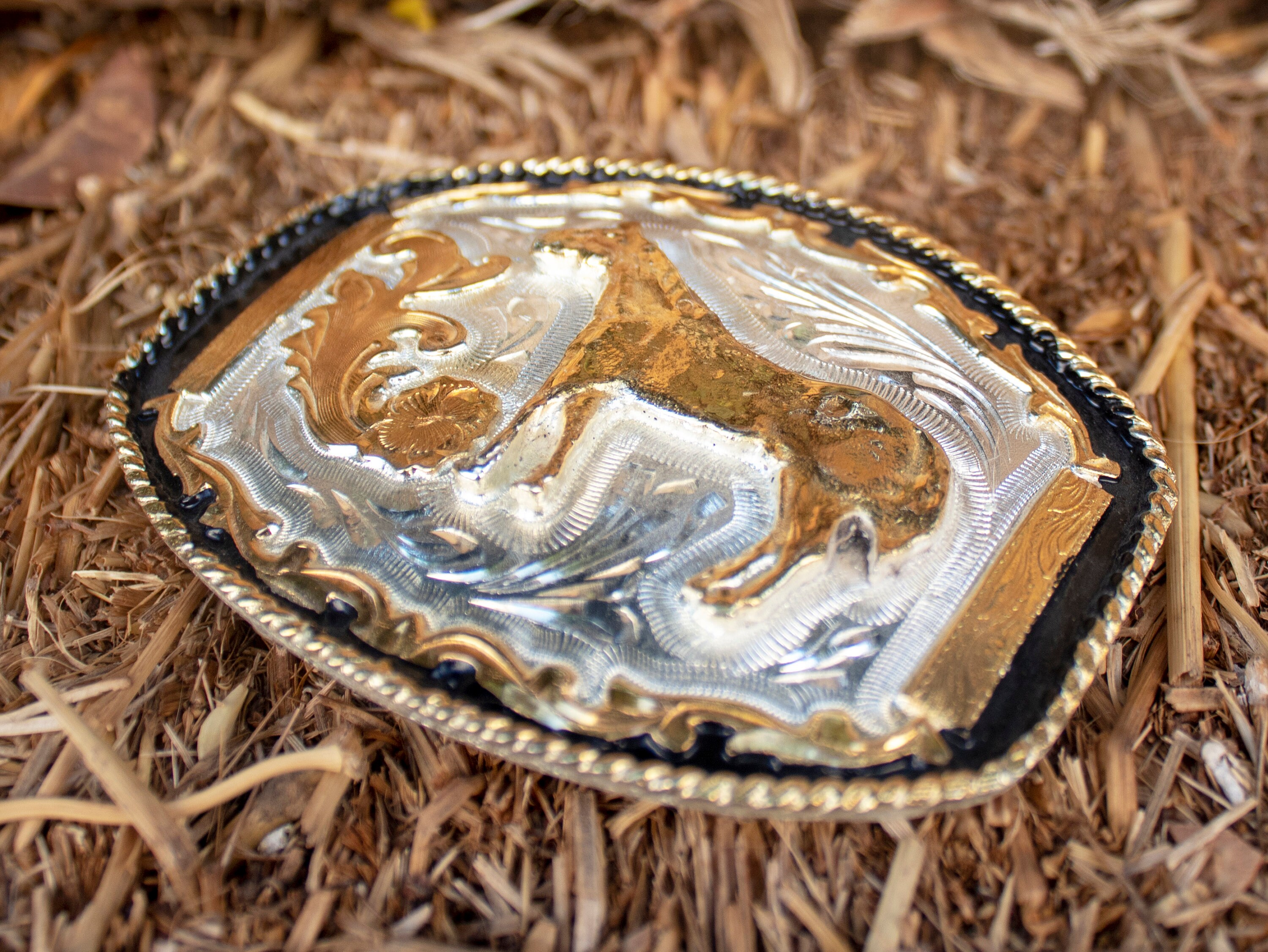 HORSE CABALLO MARIACHI Engraved Cowboy Western Belt Buckle 