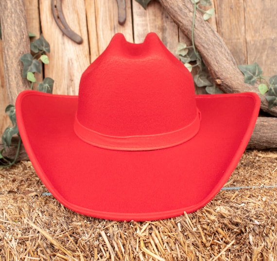 Cappello da cowboy western in feltro sintetico per uomo e