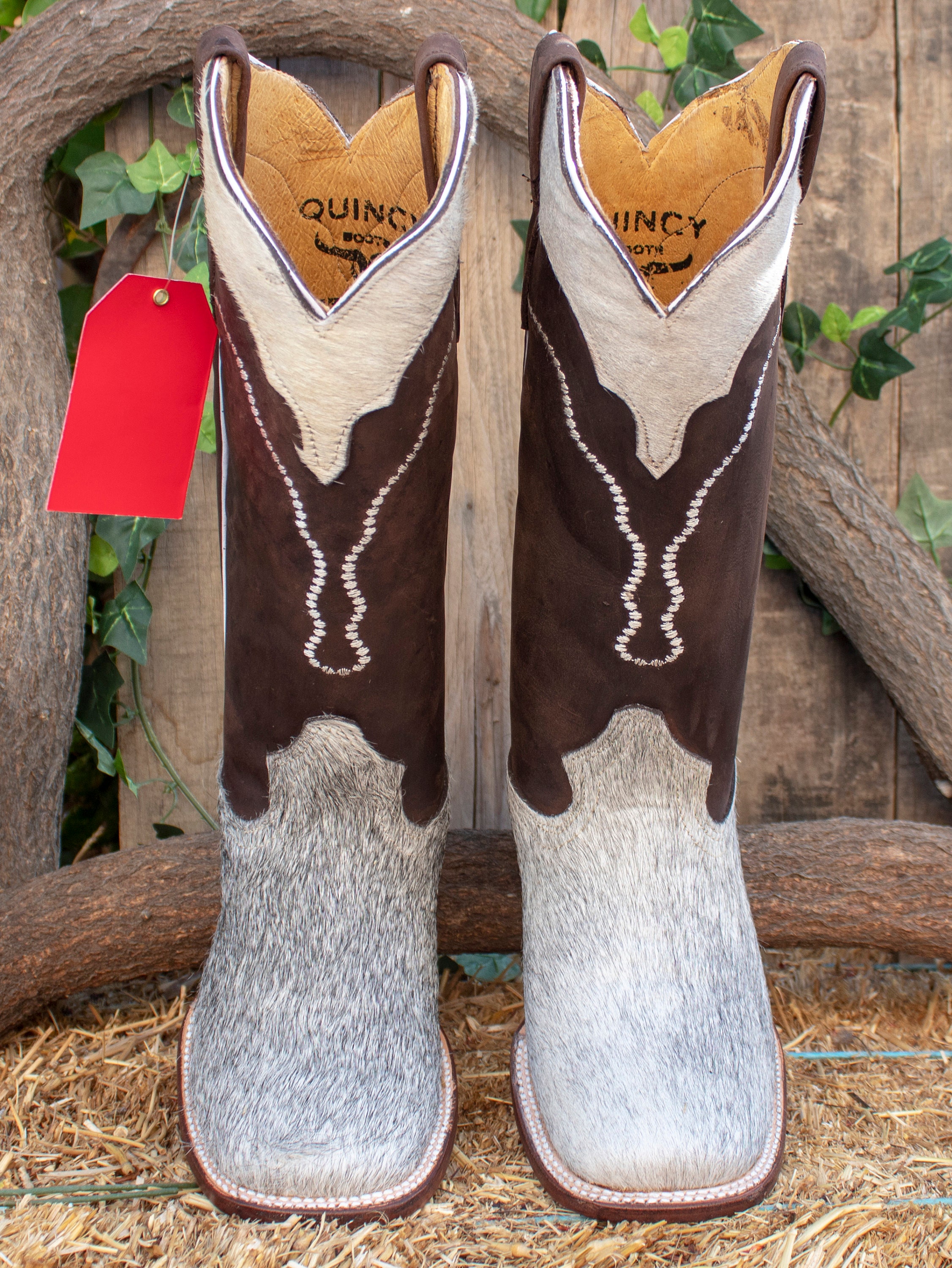 GEORGIA Botte de cowboy Tan en cuir de cactus – Ecofino GEORGIA Botte de cowboy Tan en cuir de cactus – Ecofino