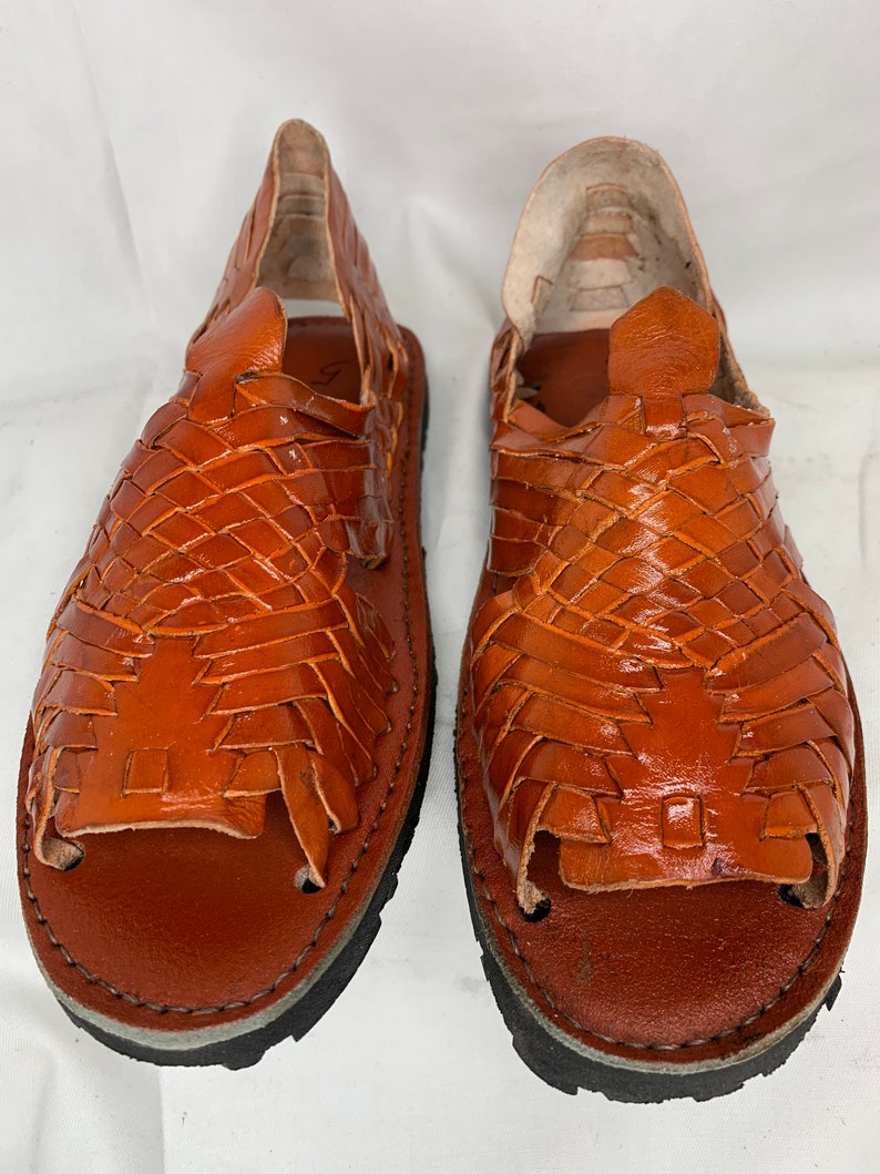 MENS LEATHER HUARACHES Sandals made in mexico with tire