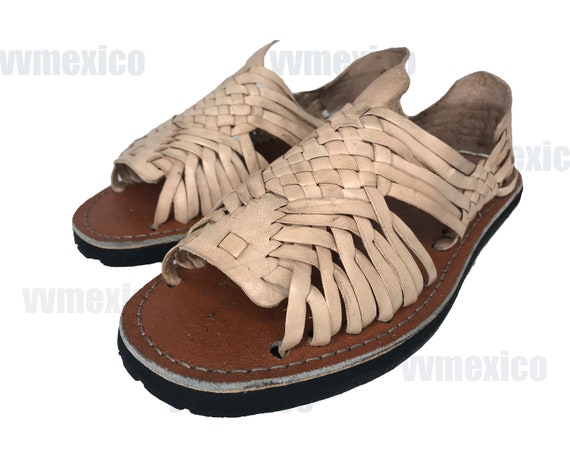 mens leather huarache sandals