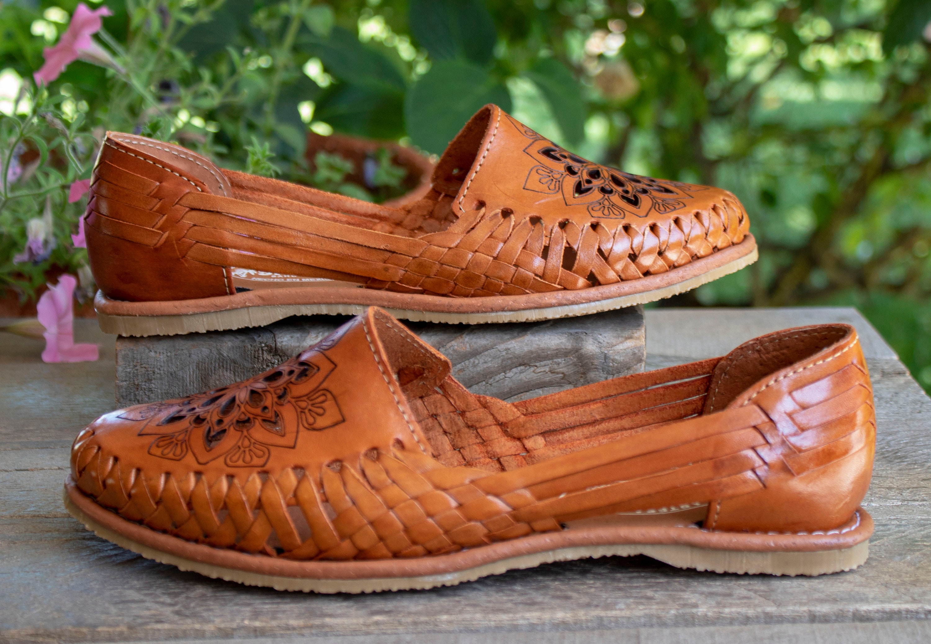 womens mexican leather sandals