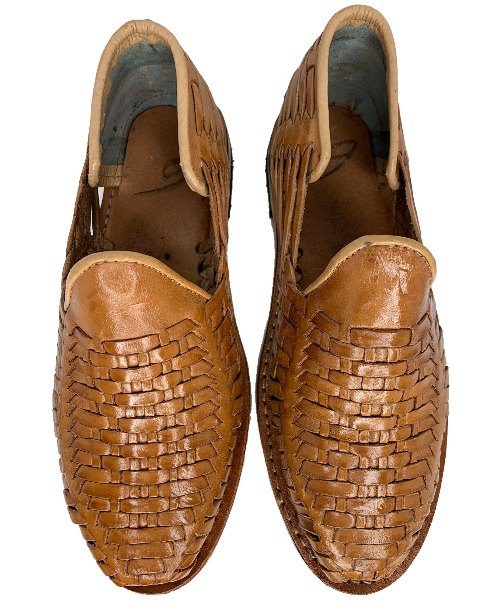 huarache slip on sandals